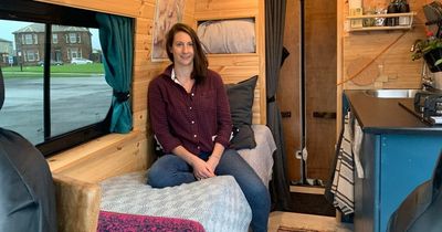 Edinburgh student lives in converted DPD van after giving it a makeover