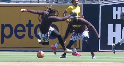 Fernando Tatis Jr. wiped out playing soccer before a Padres game and MLB fans weren’t happy