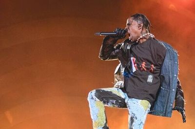 Travis Scott gives first public performance post-Astroworld at a Coachella afterparty