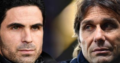 Mikel Arteta and Antonio Conte slammed as "the Chuckle Brothers" after top four setbacks
