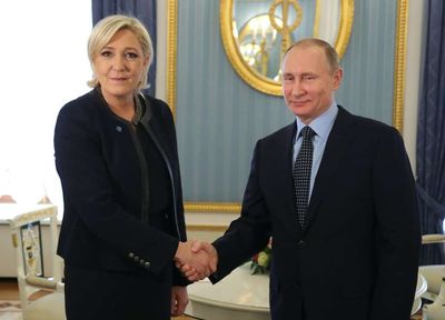 Putin's French candidate, Marine Le Pen