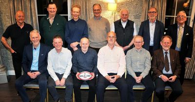 Ballymena Academy's first ever Schools Cup winning team reunited after half a century