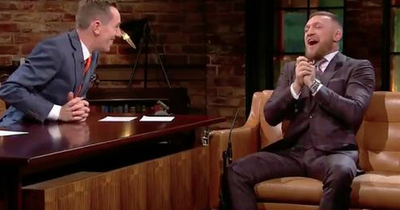 Conor McGregor shares throwback clip of RTE's Ryan Tubridy in stitches