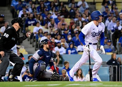 Freddie Freeman hit a home run in his first at bat against the Braves, because of course