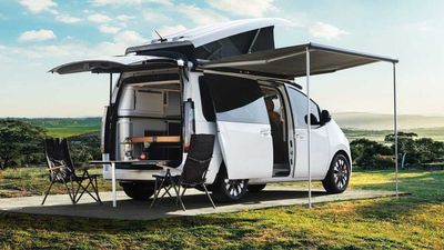 Hyundai Staria Lounge Camper Debuts With Pop-Up Tent, Air Mattress