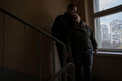 'Not my life': An apartment block reflects the new Ukraine