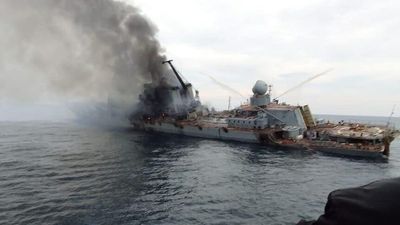 Moskva warship sinking: Dramatic photos and video give clues to flagship's fate as Ukraine and Russia tell contrasting tales