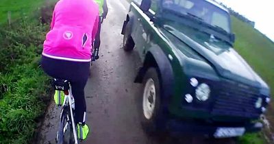Land Rover driver fined £1,000 after passing cyclist on country lane
