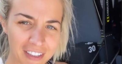 Gemma Atkinson hits out at message on toilet door in gym as she shares own message to women