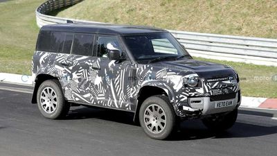 Hotter Land Rover Defender V8 Spied At Full Throttle On The Nurburgring