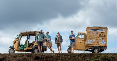Uni pals dodging elephants, coping with 40 degree heat, and trying to drive 6,000km across Africa - in only two tuk-tuks