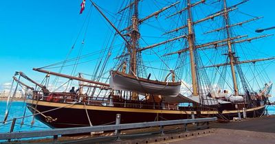 Edinburgh welcomes world's oldest civil training ship and we get an onboard tour