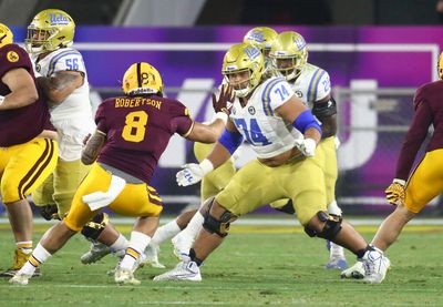 Raiders select UCLA OG Sean Rhyan in latest NBC Sports mock draft