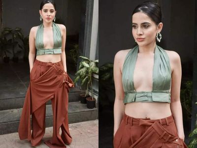 Urrfii Javed wore two pants together and netizens are in splits