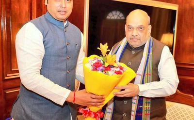 Tripura Chief Minister discusses Bru rehabilitation with the Union Home Minister