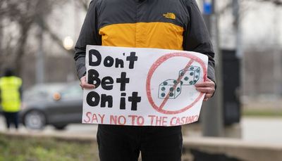 Mayor poses question to casino opponents: Do you want your taxes raised?