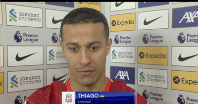 Thiago Alcantara explains what Liverpool players were joking about after Manchester United win