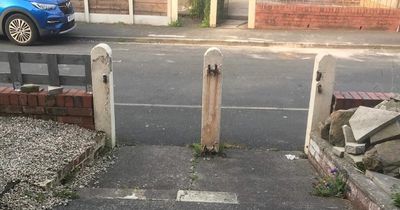 'It's just so weird': Woman wakes up to find metal gate from outside house was stolen overnight