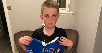 Wee Rangers fan who beat cancer plucked from 50,000 crowd and handed hero's match shirt