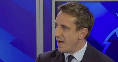 Gary Neville quickly changes mind on "truly awful" Man Utd tactic vs Liverpool