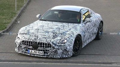 2023 Mercedes-AMG GT Spy Video Shows The Sporty Coupe Up Close