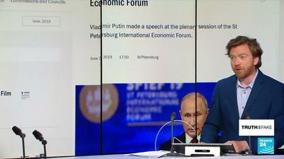 Fake subtitles attributed to Vladimir Putin in viral video