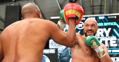 Boxing fans convinced they know Tyson Fury’s fight tactics after workout