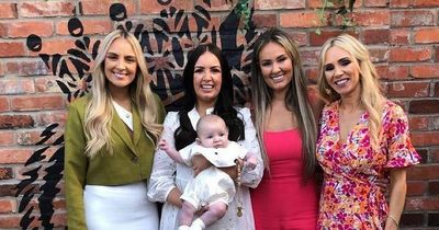 Conor McGregor's partner Dee Devlin poses with gorgeous sisters at UFC star's pub