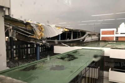 Storm damage at Don Mueang airport estimated at B20m