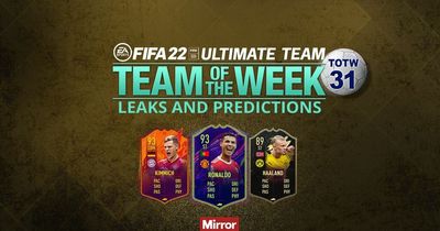 FIFA 22 TOTW 31 predictions and leaks featuring Man United and Real Madrid stars