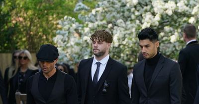 Tom Parker funeral: The Wanted bandmates arrive as fans line streets to pay respects