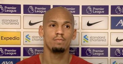 Fabinho sends "pressure" warning to Man City after Liverpool go top of Premier League