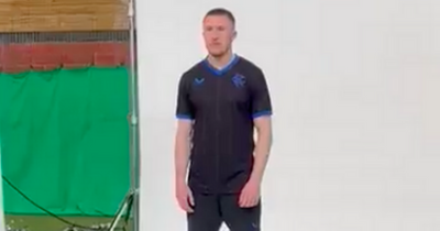 New Rangers kit 'leaked' as John Lundstram photoshoot clip gives fans first glimpse of black rebrand