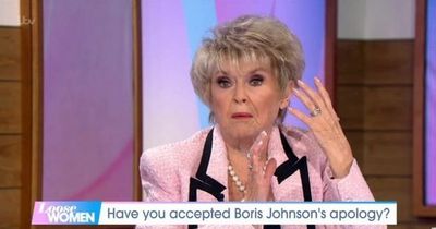 Loose Women stars Carol McGiffin and Gloria Hunniford clash over Boris Johnson's 'meaningless' rule-breaking apology