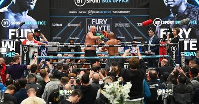 Tyson Fury vs Dillian Whyte undercard fight cancelled leaving boxer distraught