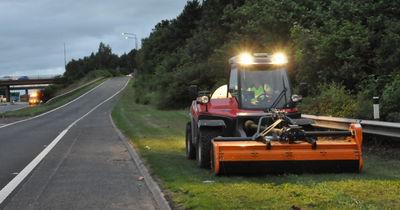 M9 and M876 slip road closures as grass cutting season starts