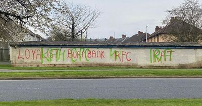 Mindless Lanarkshire yobs responsible for sectarian graffiti told to 'get a life'