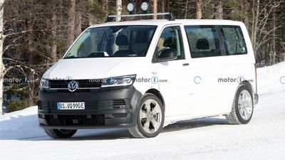 US-Bound VW ID. Buzz LWB Spied Testing For The First Time