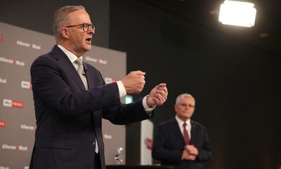 Amid sharp questions in leaders’ debate, Morrison stayed relentlessly on message while Albanese showed he was listening