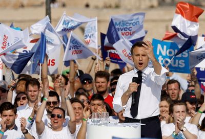 Zelenskiy, Navalny voice support for France's Macron in Sunday election