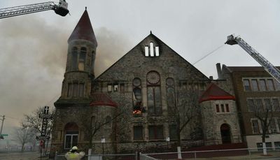 Demolition begins on Englewood church gutted by fire