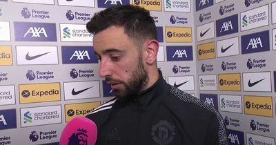Bruno Fernandes dodges Marcus Rashford question after Man Utd thrashed by Liverpool