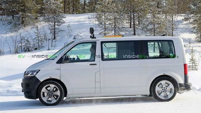 Long Wheelbase Volkswagen ID Buzz Spied Testing As T6 Caravelle