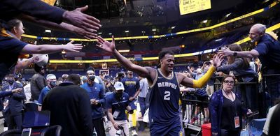 WATCH: Jaren Jackson Jr. and Xavier Tillman address crowd after playoff win