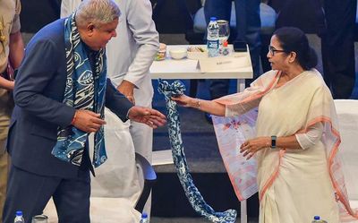 Dhankar, Mamata exchange veiled barbs at Bengal business summit