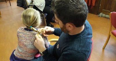 Edinburgh workshop teaches dads how to style their daughters' hair