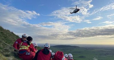 Man falls from sky in horror paragliding accident as rescue mission launched