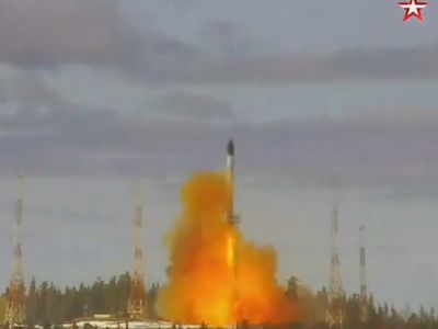 Putin tests new nuclear-capable intercontinental missile saying it will make Russia’s enemies ‘think twice’