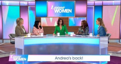 Andrea McLean opens up about relationship with Loose Women co-stars since exit