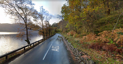 Motorcyclist dies after horror crash with lorry near Loch Lomond